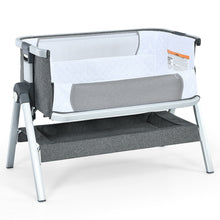 Load image into Gallery viewer, Gymax Baby Bassinet Bedside Sleeper w/Storage Basket & Wheel for Newborn