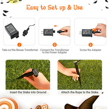 Load image into Gallery viewer, Gymax 4ft Inflatable Pumpkin Blow Up Halloween Decoration w/ Built-in LED Light