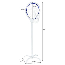Load image into Gallery viewer, Gymax Outdoor Frisbee Toss Target, Metal Flying Disc Stand w/Storage Bag