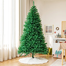 Load image into Gallery viewer, Gymax 6/7/8 FT Artificial Iridescent Hinged Christmas Tree Lush Realistic Xmas Tree