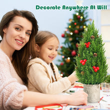 Load image into Gallery viewer, Gymax 18.5'' Artificial Tabletop Christmas Tree Mini Xmas Tree Holiday Decoration