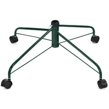 Load image into Gallery viewer, Gymax Rolling Folding Christmas Tree Stand Metal Tree Stand Fits for Tree Up to 9ft