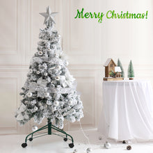 Load image into Gallery viewer, Gymax Rolling Folding Christmas Tree Stand Metal Tree Stand Fits for Tree Up to 9ft