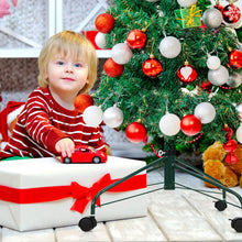 Load image into Gallery viewer, Gymax Rolling Folding Christmas Tree Stand Metal Tree Stand Fits for Tree Up to 9ft
