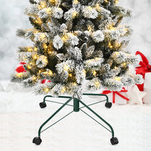 Load image into Gallery viewer, Gymax Rolling Folding Christmas Tree Stand Metal Tree Stand Fits for Tree Up to 9ft