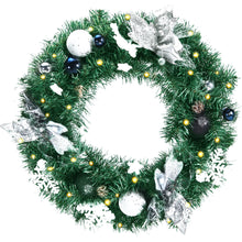 Load image into Gallery viewer, Gymax 20 in Pre-Lit Artificial Christmas Wreath Full-Decorated w/ LED Lights & Timer