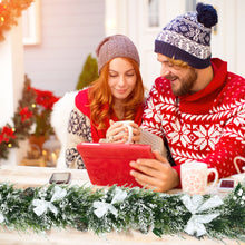 Load image into Gallery viewer, Gymax 6.5ft Artificial Frosty Christmas Garland Xmas Cypress Rattan Holiday Decor