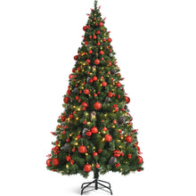 Load image into Gallery viewer, Gymax 5/6/7 FT Pre-lit Artificial Christmas Tree Hinged Xmas Tree Holiday Decoration