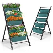 Load image into Gallery viewer, Gymax 2PCS 5-Tier Vertical Raised Garden Bed Elevated Planter 5 Container Box