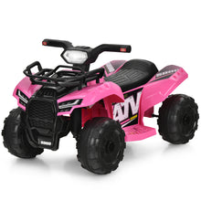 Load image into Gallery viewer, Gymax 6V 4 Wheels ATV Quad Ride On Car Kids Ride-On Toy w/ Music Horn LED Light