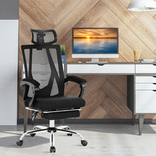 Load image into Gallery viewer, Gymax High Back Office Chair Mesh Reclining Executive Chair w/ Retractable Footrest