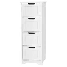Load image into Gallery viewer, Gymax Bathroom Floor Cabinet Free-Standing Side Storage Organizer w/ 4 Drawers