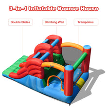 Load image into Gallery viewer, Gymax Inflatable Double Slide Bounce House Bouncy Castle w/ 480W Blower