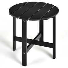 Load image into Gallery viewer, Gymax 18'' Patio Round Side End Coffee Table Wooden Slat Garden Deck