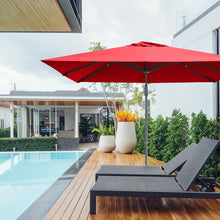 Load image into Gallery viewer, Gymax 10FT Square Offset Patio Umbrella Outdoor Aluminum Cantilever Umbrella