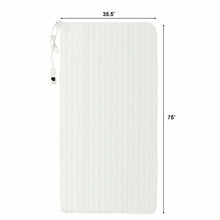 Load image into Gallery viewer, Gymax Twin Size Electric Heated Mattress Pad Blanket w/ 5 Temperature Modes & Timer