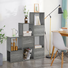 Load image into Gallery viewer, Gymax Bookshelf Free Combination Bookcase Storage Organizer Display Shelf Grey