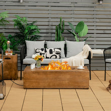 Load image into Gallery viewer, Gymax 48 x27-inch Outdoor Gas Fire Pit Table 50,000 BTU W/ Lava Rocks & Cover