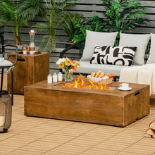 Load image into Gallery viewer, Gymax 48 x27-inch Outdoor Gas Fire Pit Table 50,000 BTU W/ Lava Rocks & Cover
