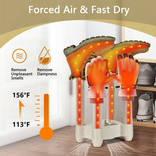 Load image into Gallery viewer, Gymax 4-Shoes Electric Shoe & Boot Dryer W/ Timer Heat Blower for Boots, Gloves