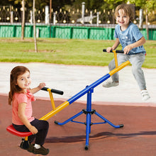 Load image into Gallery viewer, Gymax Kids Seesaw Swivel Teeter Totter Playground Equipment 360¡ã Rotation