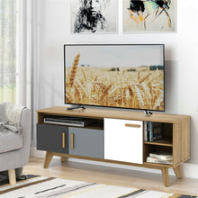 Load image into Gallery viewer, Gymax TV Stand for TVs up to 65'' Entertainment Center Console w/ Adjustable Shelf