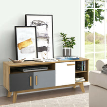 Load image into Gallery viewer, Gymax TV Stand for TVs up to 65'' Entertainment Center Console w/ Adjustable Shelf