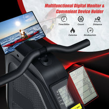 Load image into Gallery viewer, Gymax Folding Magnetic Rowing Machine W/Monitor Aluminum Rail 8 Adjustable Resistance