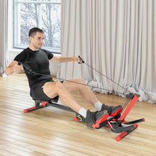 Load image into Gallery viewer, Gymax 4 in 1 Folding Rowing Machine AB Crunch Workout Machine W/Control Panel Home Gym