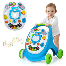 Load image into Gallery viewer, Gymax Sit-to-Stand Learning Walker Toddler Push Walking Toy w/Lights & Sounds