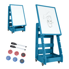 Load image into Gallery viewer, Gymax Kids' Standing Art Easel Dry-Erase Board Double Sided Chalkboard