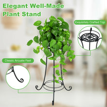 Load image into Gallery viewer, Gymax Metal Plant Stand for Flower Pot Metal Display Shelf Potted Holder Rack