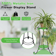 Load image into Gallery viewer, Gymax Metal Plant Stand for Flower Pot Metal Display Shelf Potted Holder Rack