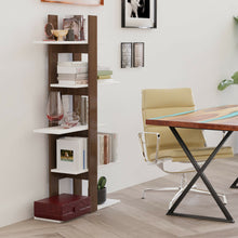 Load image into Gallery viewer, Gymax 5-Tier Bookshelf Freestanding Storage Shelf Tree Bookshelf Room Divider