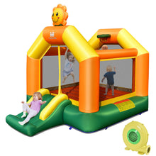 Load image into Gallery viewer, Gymax Inflatable Bounce Castle Jumping House Kids Playhouse w/ Slide & 480W Blower