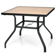 Load image into Gallery viewer, Gymax Patio Square Dining Table Metal Bistro Table Garden Poolside Backyard