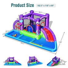 Load image into Gallery viewer, Gymax Inflatable Water Slide Castle Kids Bounce House w/ Octopus Style & 750W Blower