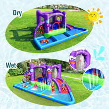 Load image into Gallery viewer, Gymax Inflatable Water Slide Castle Kids Bounce House w/ Octopus Style & 750W Blower