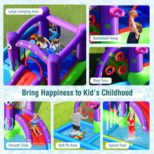 Load image into Gallery viewer, Gymax Inflatable Water Slide Castle Kids Bounce House w/ Octopus Style & 750W Blower