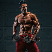 Load image into Gallery viewer, Gymax 27.5lbs 5-in-1 Adjustable Dumbbell One-hand Quick Adjustment for Gym Home Office