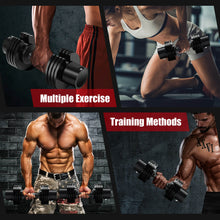 Load image into Gallery viewer, Gymax 27.5lbs 5-in-1 Adjustable Dumbbell One-hand Quick Adjustment for Gym Home Office