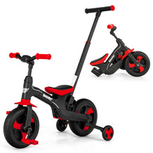 Load image into Gallery viewer, Gymax 5-in-1 Kids Bicycle Foldable Toddler Balance Bike W/ Detachable Push Handle