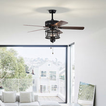 Load image into Gallery viewer, Gymax 50'' Ceiling Fan with Lights Reversible Blades w/ Pull Chain Control Living Room