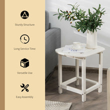 Load image into Gallery viewer, Gymax 18'' Patio Adirondack Side Table Weather Resistant HDPE Garden Yard White