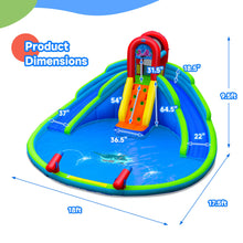 Load image into Gallery viewer, Gymax Inflatable Waterslide Wet & Dry Bounce House w/Upgraded Handrail Blower Excluded