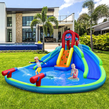 Load image into Gallery viewer, Gymax Inflatable Waterslide Wet & Dry Bounce House w/Upgraded Handrail Blower Excluded