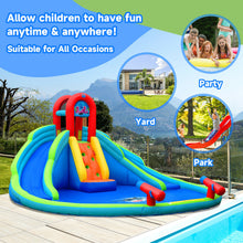 Load image into Gallery viewer, Gymax Inflatable Waterslide Wet & Dry Bounce House w/Upgraded Handrail Blower Excluded