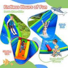 Load image into Gallery viewer, Gymax Inflatable Waterslide Wet & Dry Bounce House w/Upgraded Handrail Blower Excluded