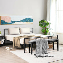 Load image into Gallery viewer, Gymax King Size Metal Platform Bed Frame with Headboard Footboard Mattress Support
