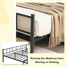 Load image into Gallery viewer, Gymax King Size Metal Platform Bed Frame with Headboard Footboard Mattress Support
